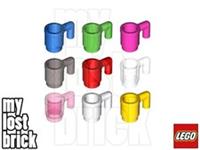 LEGO - Part 3899 / 28655 - Minifigure Mugs (SINGLE) + NEW + SELECT COLOUR / QTY
