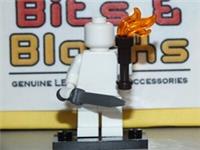 LEGO Parts & Spares - Minifigure Silver Sword And Torch 18034 18031 LOTR Hobbit