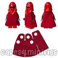 2 CUSTOM Wrap Around Capes for your Lego Starwars Royal Guard minifig: CAPE ONLY