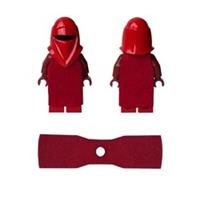 2 CUSTOM Over Head Capes for your Lego Starwars Royal Guard minifig : CAPE ONLY