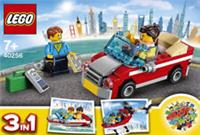 *LEGO Creator Promotional Create The World 3 In 1 Car Boat Helicopter Toy 40256*