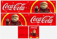 Code 3 Adhesive Vinyl Trailer Decal - Lego Coke Santa 1/50 1/64 1/76 1/87 1/148