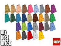 LEGO - Part 43722 - Wedge Plate 3x2 Right + NEW + SELECT COLOUR / QUANTITY