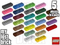 LEGO - Part 2456 - Bricks 2x6 (Pack of 5) + NEW + SELECT COLOUR