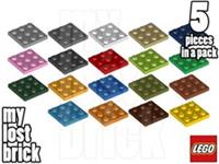 LEGO - Part 11212 - Plate 3x3 (Pack of 5) + NEW + SELECT COLOUR + FREE POSTAGE