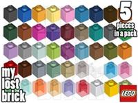 LEGO - Part 3005 / 35382 - Bricks 1x1 (Pack of 5) + NEW + SELECT COLOUR