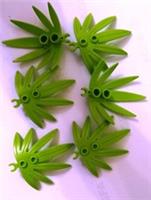 LEGO LIME GREEN PALM LEAF (42949) 2 or 4 PIECES BRAND NEW