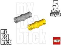 LEGO - Part 3673 - Technic Pins without Ridges (Pack of 5) + NEW + SELECT COLOUR