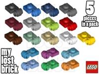 LEGO - Part 4081 / 41632 - Plate 1x1 with Ring (Pack of 5) + NEW + SELECT COLOUR