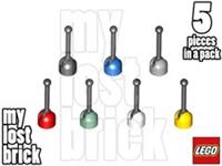 LEGO - Part 4592c02 - Antennas with Black Lever (Pack of 5) + NEW +SELECT COLOUR