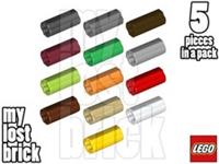LEGO - Part 6538 - Technic Axle Connectors 2L (Pack of 5) + NEW + SELECT COLOUR