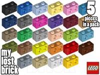LEGO - Part 11211 - Brick 1x2 with Studs on Side (Pack of 5) +NEW +SELECT COLOUR