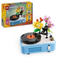 LEGO Creator 3in1 Record Player with Flowers Building Toy - Rebuilds Into a R...