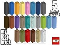 LEGO - Part 14716 - Bricks 1x1x3 (Pack of 5) + NEW + SELECT COLOUR