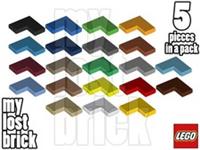 LEGO - Part 14719 - Corner Tiles 2x2 (Pack of 5) + NEW +SELECT COLOUR