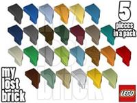 LEGO - Part 29120 - Wedges Left 2x1x2/3 (Pack of 5) + NEW + SELECT COLOUR