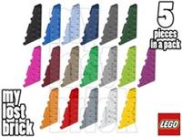 LEGO - Part 54384 - Wedge Plates 6x3 Left (Pack of 5) + NEW + SELECT COLOUR