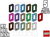 LEGO - Part 60593 - Window Frames 1x2x3 (Pack of 5) + NEW + SELECT COLOUR