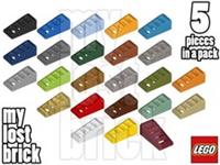 LEGO - Part 61409 - Slopes 2x1x(2/3) with 4 slots (Pack of 5)+NEW +SELECT COLOUR