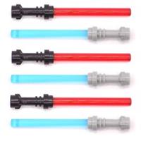 Lego Star Wars Genuine LEGO Minifigure Lightsaber x 6 (3 x blue & 3 x Red)