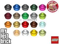LEGO - Part 85861 - Plates 1x1 with Open Stud (Pack of 5) + NEW + SELECT COLOUR