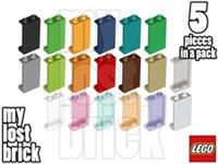 LEGO - Part 87544 - Panels 1x2x3 Side Supports (Pack of 5) + NEW + SELECT COLOUR