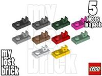 LEGO - Part 92280 - Plate Modified 1x2 with Clip (Pack of 5) +NEW +SELECT COLOUR