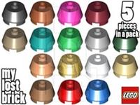 LEGO - Part 98100 - Cone 2x2 Truncated (Pack of 5) + NEW + SELECT COLOUR