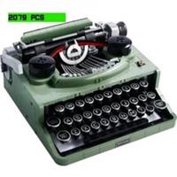 Ideas Typewriter 21327 Building Blocks Set for Adults Collectible Retro Display
