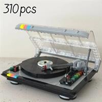 New Technical 1970 retro record Bricks player puzzle building blocks Set Gift