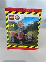 LEGO JURASSIC WORLD ALAN WITH OFF-ROAD VEHICLE POLYBAG NEW SEALED 122408