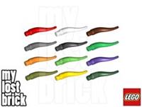 LEGO - Part 13564 - Long Cattle Horn (SINGLE) + NEW + SELECT COLOUR / QUANTITY