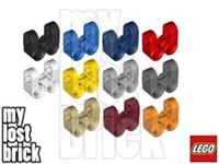 LEGO - Part 41678 - Technic Connector Double Split + NEW + SELECT COLOUR / QTY
