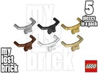 LEGO - Part 98397 - Handlebars, Angular Handles (Pack of 5) + NEW +SELECT COLOUR