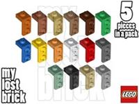 LEGO - Part 79389 - Bracket 1x1 - 1x2 (Pack of 5) +NEW +SELECT COLOUR +FREE POST