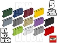 LEGO - Part 14718 - Panels 1x4x2 Side Supports (Pack of 5) + NEW + SELECT COLOUR