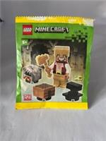 Lego Minecraft 472506 Hero with Crafting table, Furnace and Anvil Paper Bag 6+