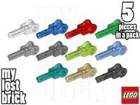 LEGO - Part 6553 - Technic Axle 2L + Axle Connector (Pack of 5) +NEW +SEL COLOUR