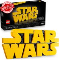 LEGO Star Wars: Brick-Built Star Wars Logo (75407) DIY Building Set Iconic 3D