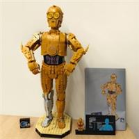 1138pcs Star Battle C 3PO Robot 75398 Union Bricks Assemble Puzzle Blocks Model