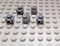 LEGO BRICK ROUND HALF CIRCLE 1x1x2/3 STUD ON 1 SIDE BLUISH GREY 3386 CHOOSE PACK