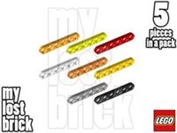 LEGO - Part 32063 / 28570 - Technic Beam Thin 1x6 (Pack of 5) +NEW+SELECT COLOUR