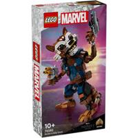 LEGO Marvel Rocket & Baby Groot Buildable Toy Figures 76282 - Minor Damaged Box