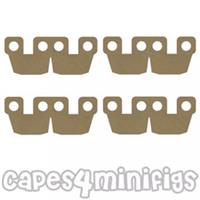 4 CUSTOM Fabric Starwars Kama Capes for your trooper minifigs. CAPES ONLY