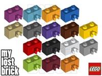 LEGO - Part 30237 - Brick 1x2 with Clip (SINGLES) + NEW + SELECT COLOUR / QTY