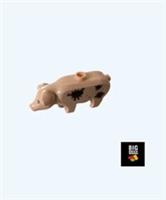 BBLB Brick Pig with mud splatters, City Farm Animal , Lego compatible- Brand New
