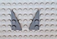 LEGO WEDGE 4x2 LEFT or RIGHT LIGHT BLUISH GREY CHOOSE PACK BRAND NEW
