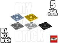 LEGO - Part 61485 - Turntable 4x4 Square Base (Pack of 5) + NEW + SELECT COLOUR