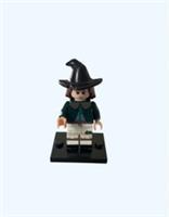 Custom Minifigure - Girl with Witch hat , Halloween BN