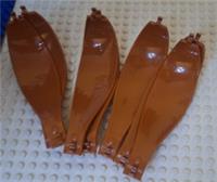 LEGO 8 BALLOON SEGMANTS 4x4x11 DARK ORANGE (4030 - 18969) BRAND NEW